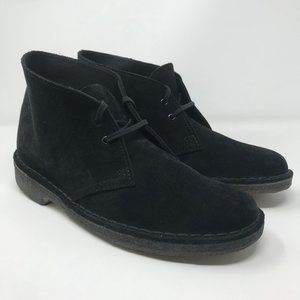 clarks originals desert boot black